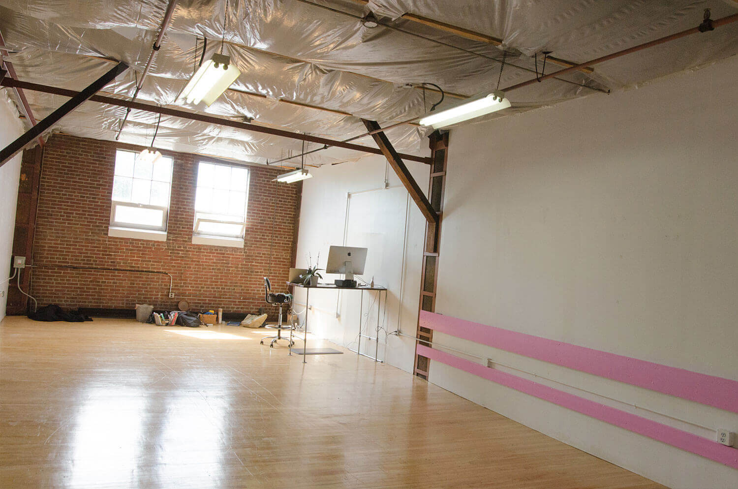 The studio before renovations