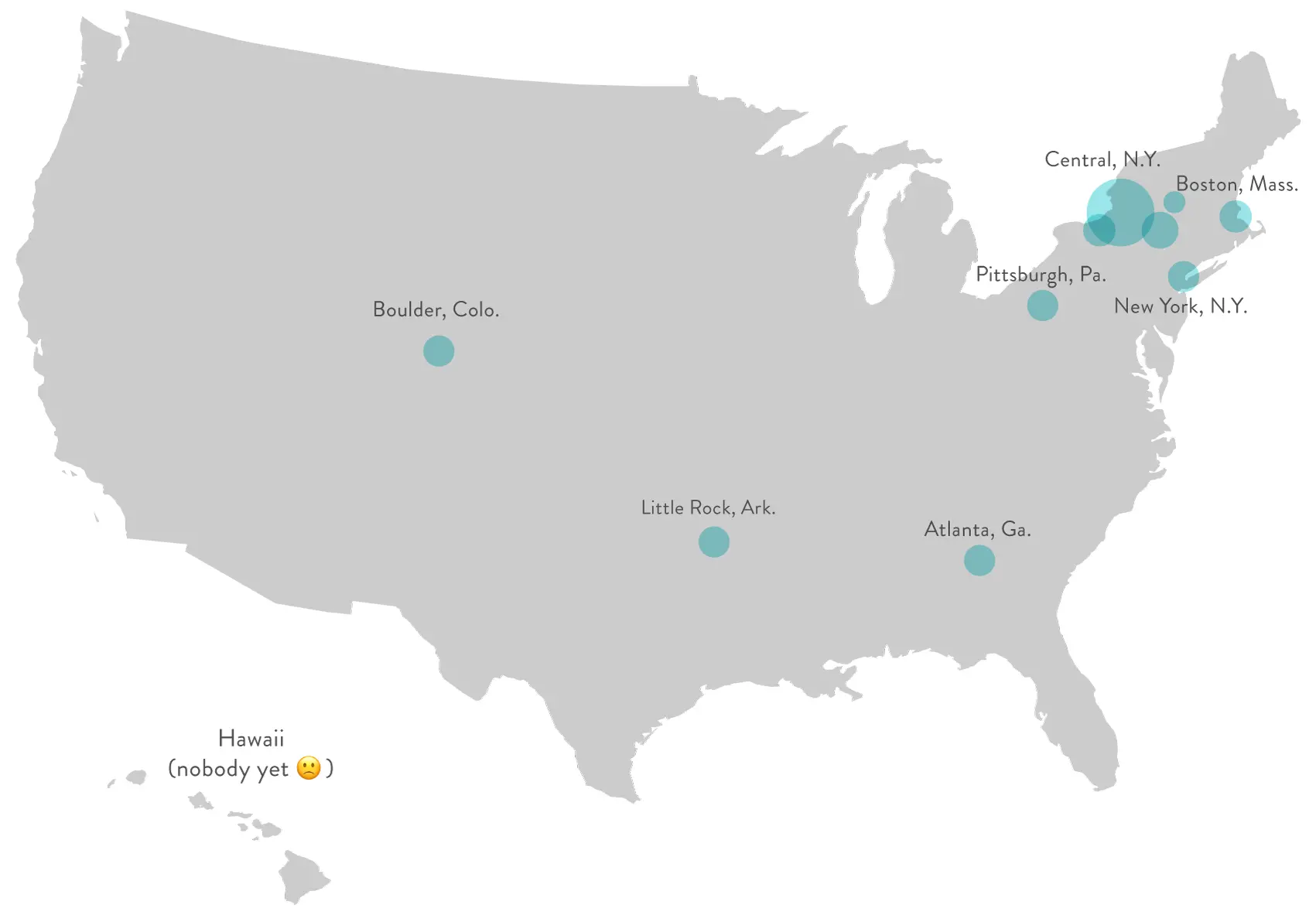 Our Client Map