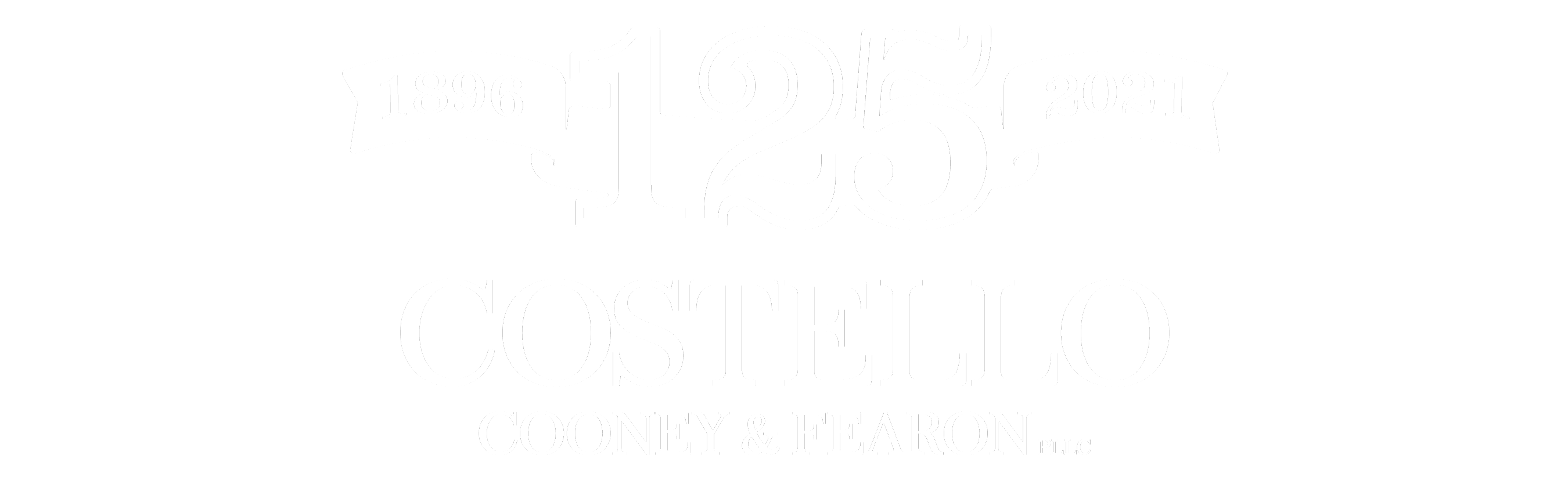 Costello, Cooney & Fearon 125 Year Anniversary logo