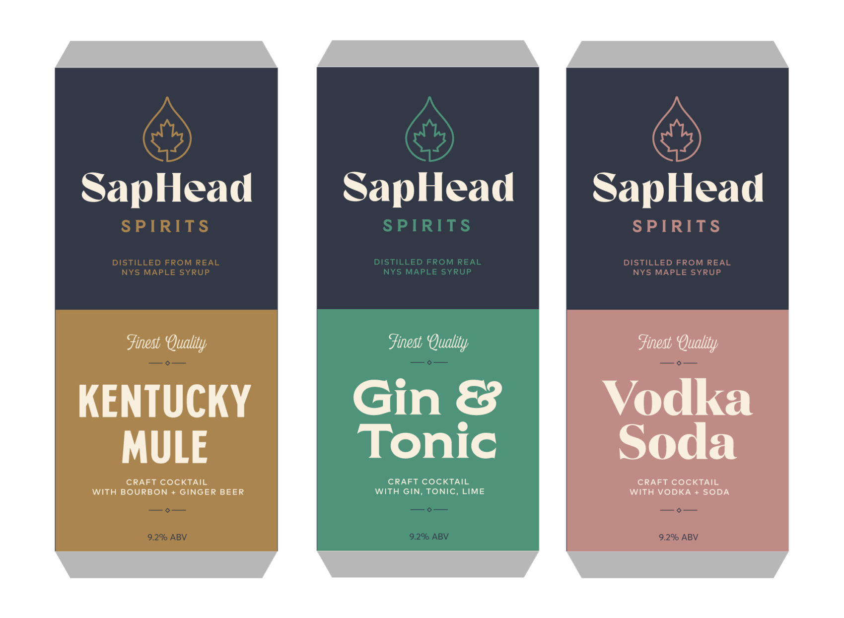 Craft cocktail labels